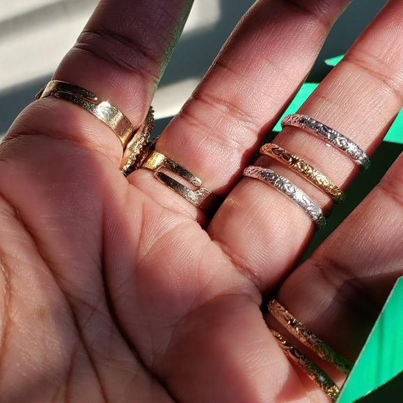 Engraved Midi rings - Picture 5 of 5